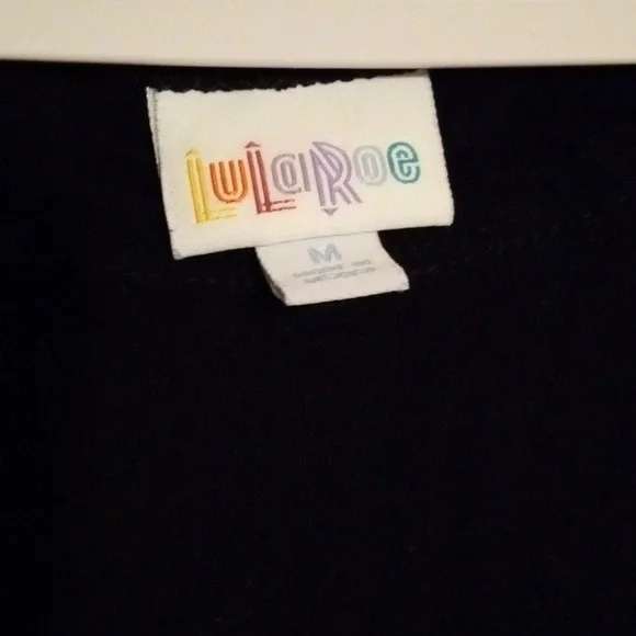 LuLaRoe Black High-Low Carly Dress - Picture 3 of 5